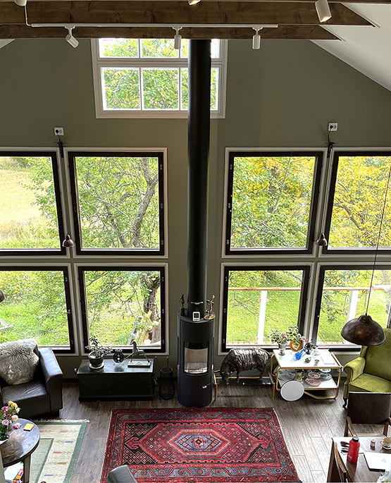 Omakotitalon laajennus. Taina Väisänen