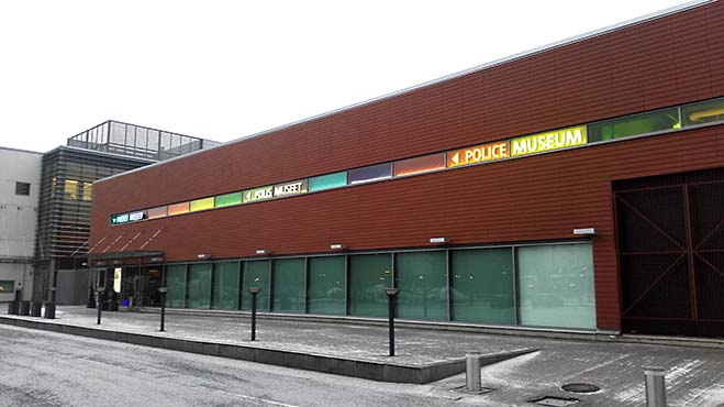 Poliisimuseo (julkisivu), Tampere, 2019 (Kuva: Jaakko Kiukkanen)